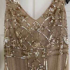 Gold Sequin Gown